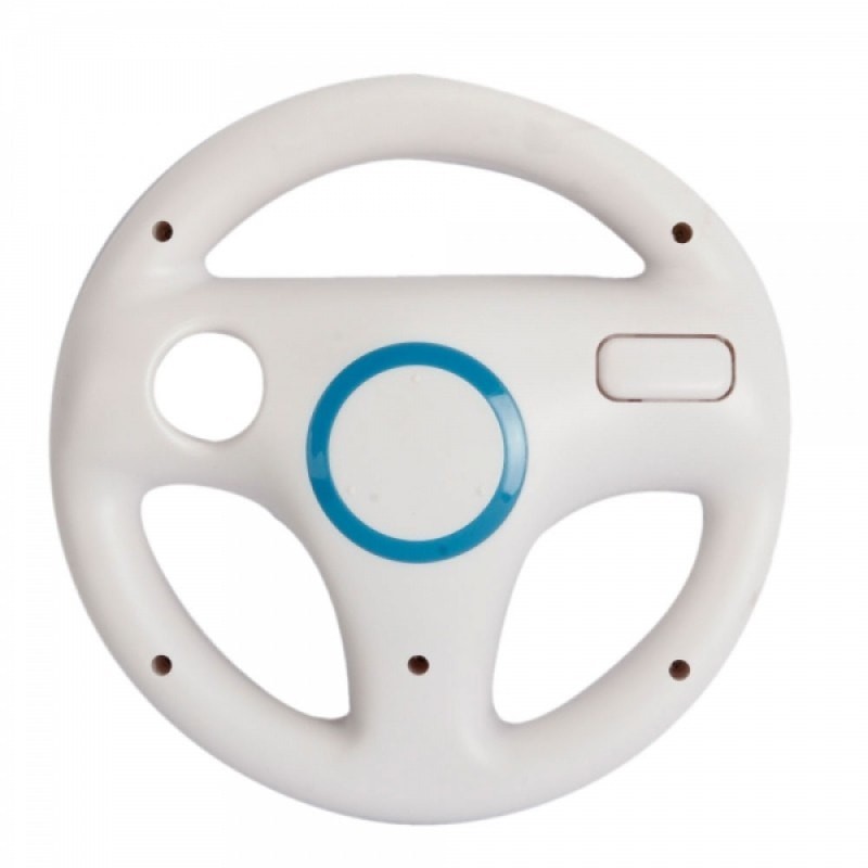 Nintendo Wii Steering Wheel White Wii Remote Controller