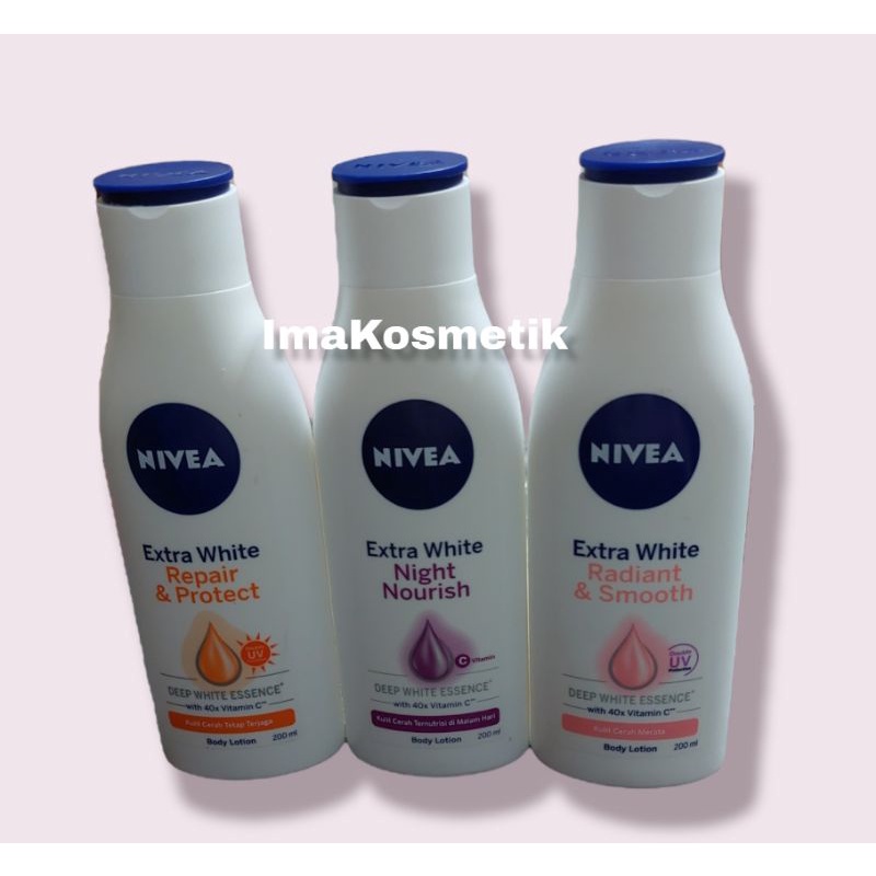 Nivea Extra White Body Lotion 200ml - Nivea Hand Body