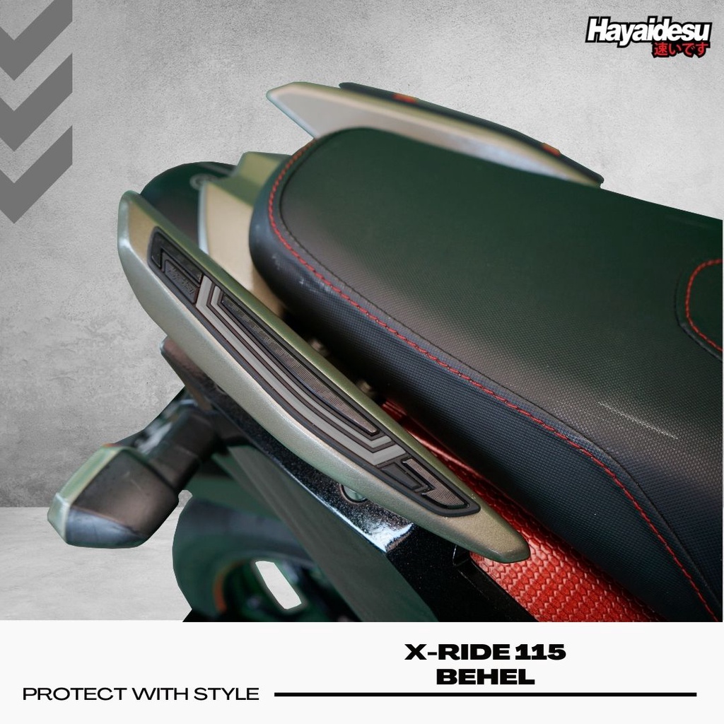 Yamaha XRIDE 115 Body Protector Behel Pillion Grip Cover-HAYAIDESU