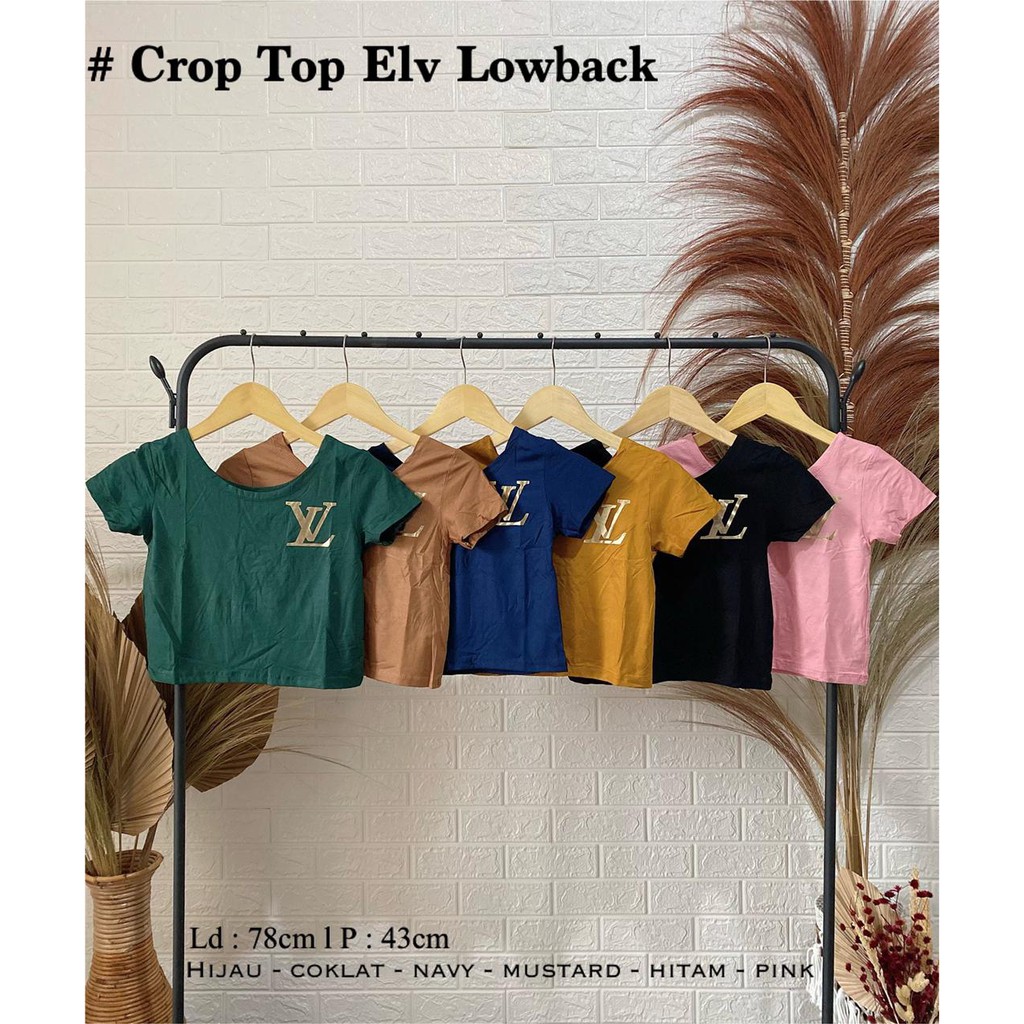 CROP WANITA CROP TOP ELV / VIMEL COLLECTION