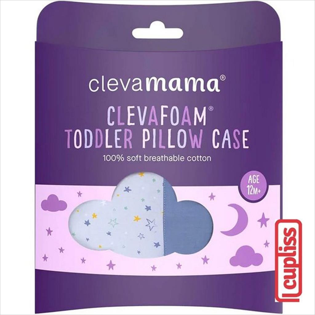 ClevaMama new style Toddler Pillow Case Blue Sarung Bantal