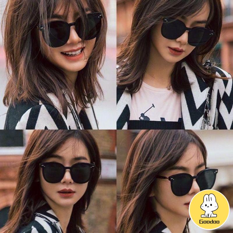 Kacamata Korean Retro Mata Kucing Kacamata Hitam Anti-UV Wanita Sunglasses -Doo