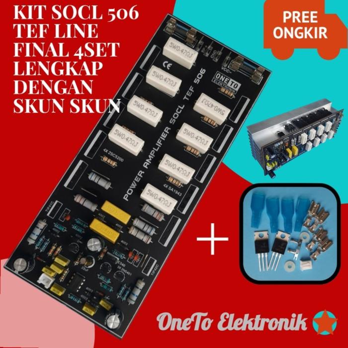 Plifie | Kit Power Ampliffier Socl 506 Tef 4Set Berkualitas