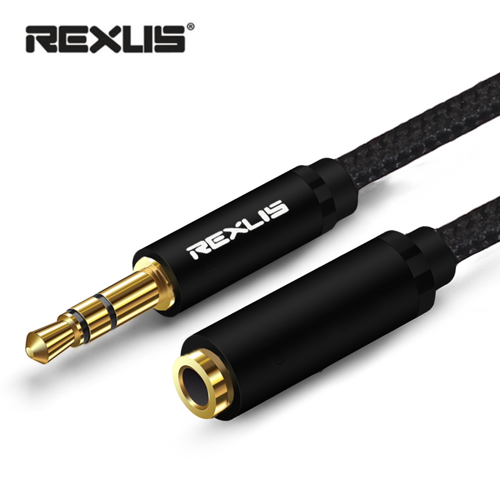 Kabel Extension Audio Stereo Dengan Jack 3.5mm Lapis Emas