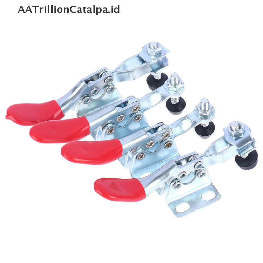 Aatrillioncatalpa 2 / 4pcs Klip Toggle Clamp Horizontal 201A / 201A Quick Release Untuk Pengerjaan Kayu