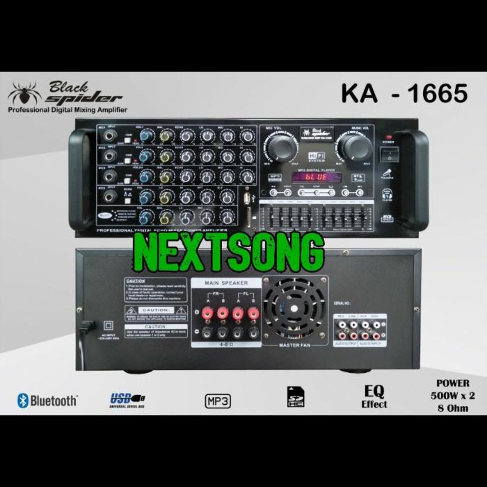 AMPLI BLACK SPIDER KA-1665 AMPLIFIER BLACK SPIDER KA-1665 ORIGINAL