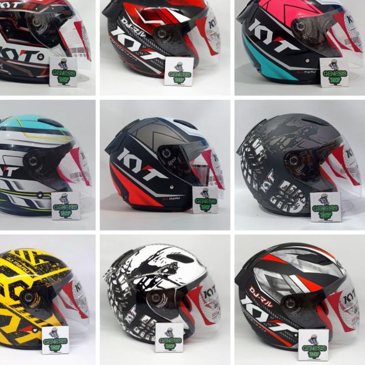 Terbaru Helm KYT  half face helm KYT DJ MARU motif