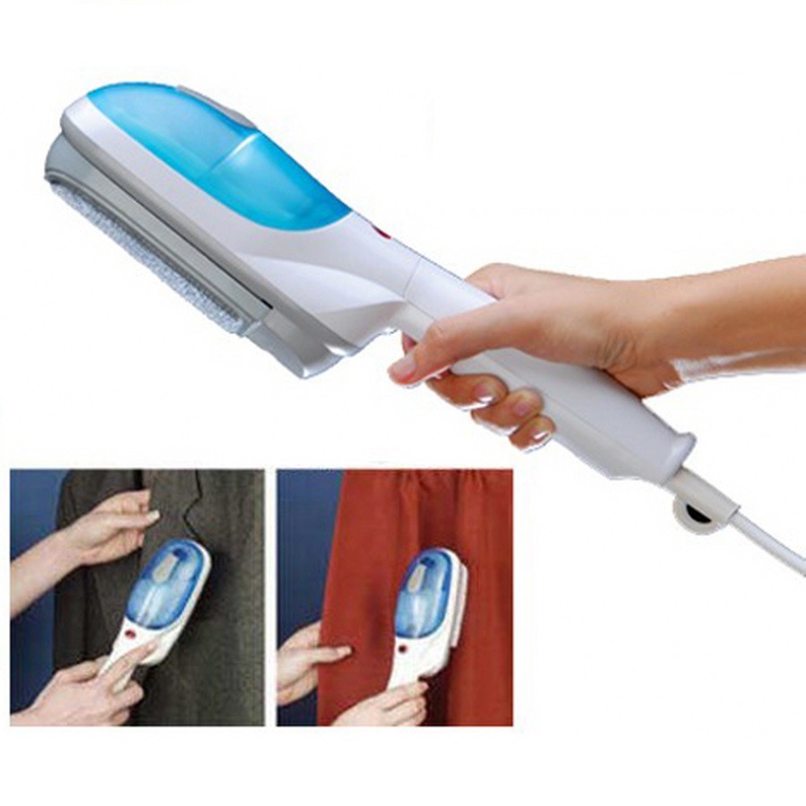 Tobi Steam Brush &amp; Iron Garment Travel Streamer Setrika Uap Laundry Wand Bisa Merapikan Pakaian Anda