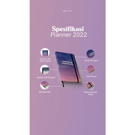 

Ready Stok PLANNER 2022
