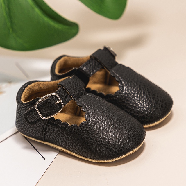 Sepatu Bayi Prewalker Perempuan Umur 0 - 12 Bulan Sepatu Casual Anak Bayi Perempuan Baby Prewaker Shoes Cewek Murah Umur 0 - 14 Bulan, umur 1 Tahun 0 - 6 Bulan Hitam AK 14