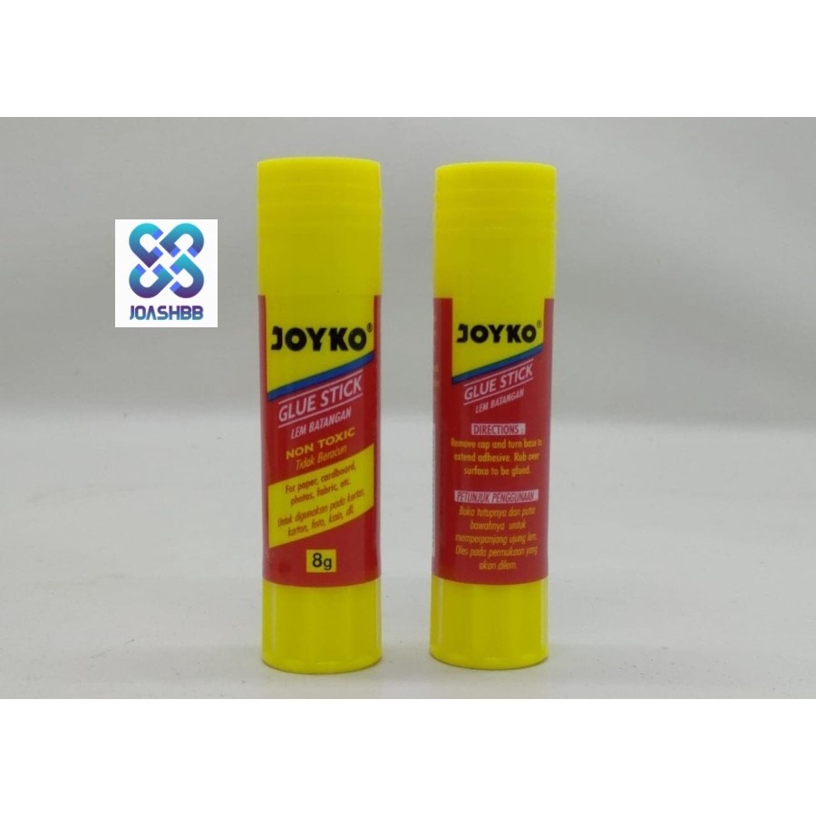 Lem Glue Stick joyko 8 gram gs09 / Lem Kertas / Glue Stick Joyko 8 Gram