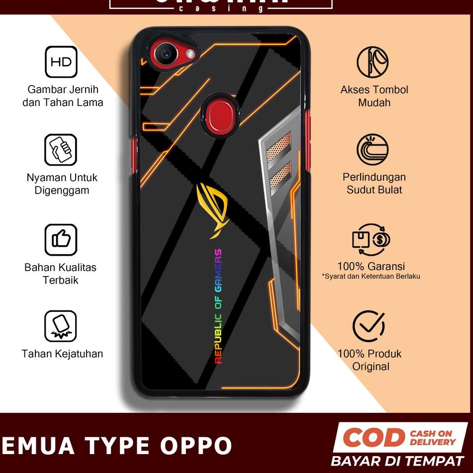 Harga Spesial Case Oppo F7 Case Hp Oppo F7 Premium Glossy Jawara Casing [ROG1] Casing Hp Aesthetic K