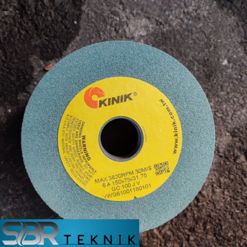 batu gerinda asah GC 100 150x75x31.75 KINIK batu gerinda mangkok