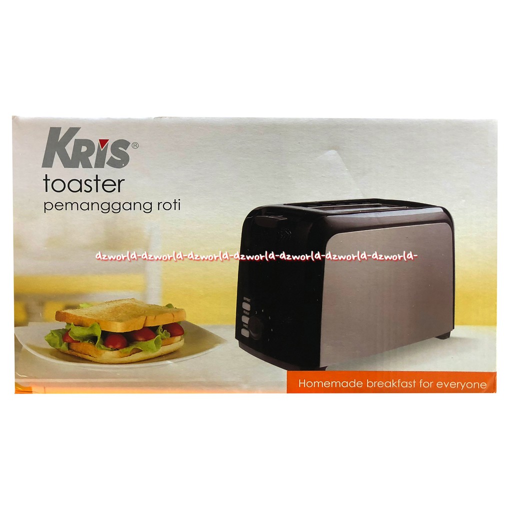 Klaz Toaster Alat Pemanggang Roti 2 Toaster 2 Lubang Pemanggang