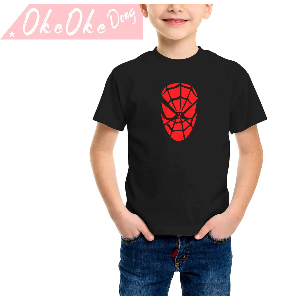 OkeOke Dong SPIDERMAN KAOS  HERO KARAKTER  KAOS  ANAK  DISTRO 