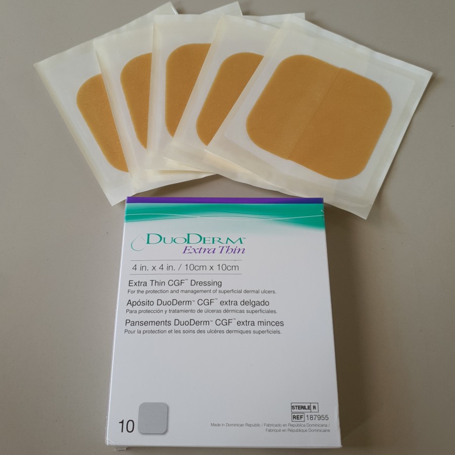 DUODERM EXTRA THIN Plester Convatec Duo Derm ExtraThin 10 x 10 cm