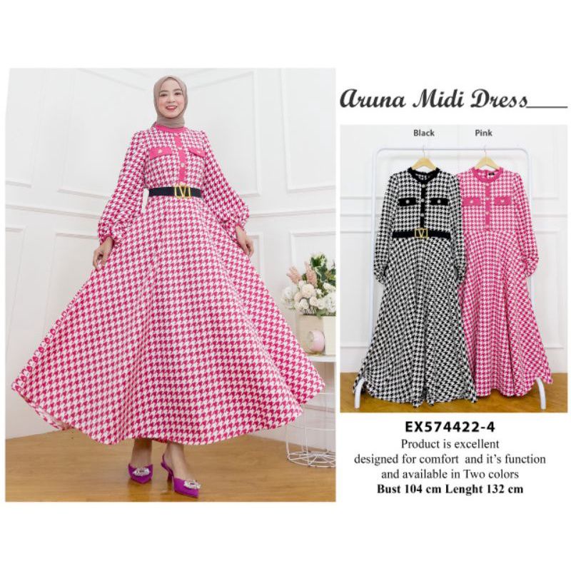 EXTU NABILA ARUNA MIDI DRESS