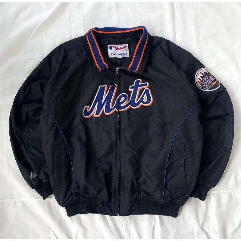 bomber varsity jacket mets baseball