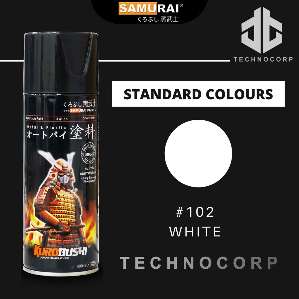 

Cat Semprot SAMURAI PAINT 102 WHITE / PUTIH BERSIH KILAT POLOS