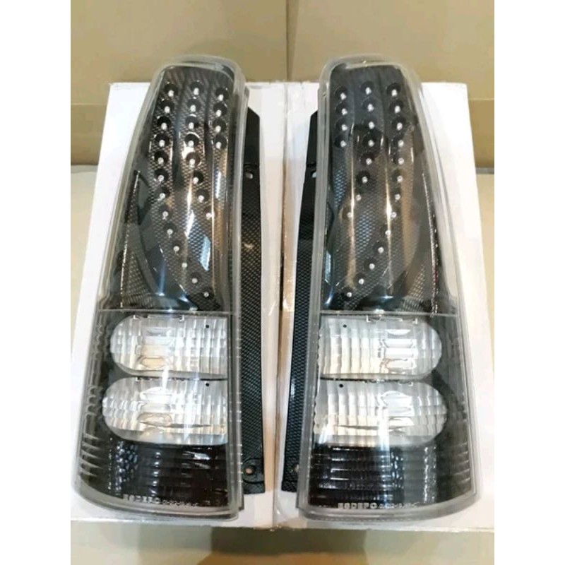 TOYOTA AVANZA XENIA 2004 2005 2006 2007 2008 2009 2010 2011 LAMPU STOP LAMP LED SMOKE CARBON SET