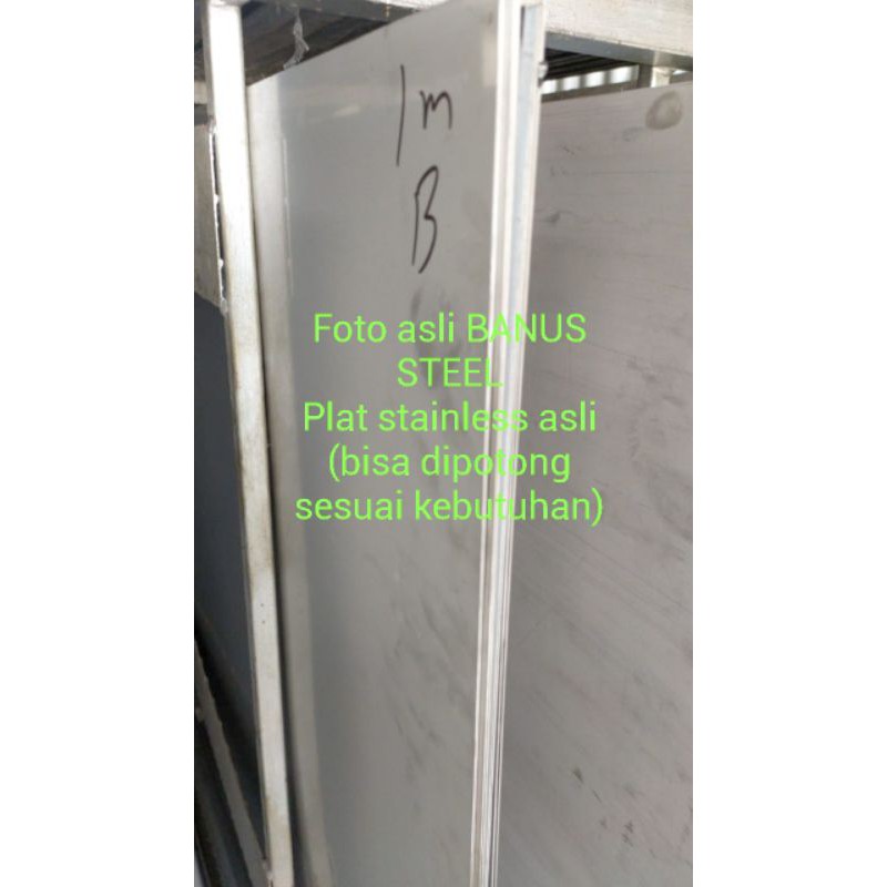 Plat Stainless 2 Mm X 200 Mm X 600 Mm 201 Plat Stainless Steel 201 Tebal 2 Mm Uk.200 X 600 Mm Doff