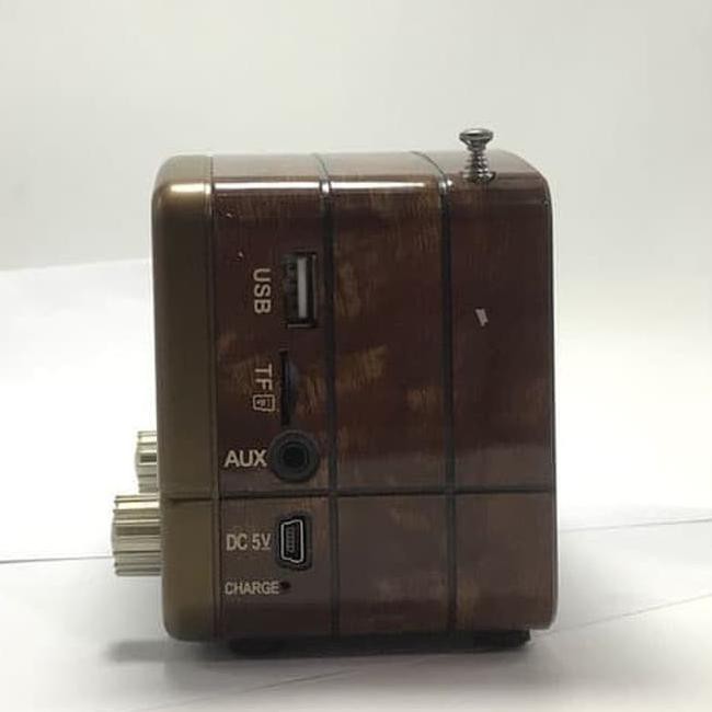 Radio Meier Vintage Usb Aux Micro Sd Bluetood Mp3 Fm Am Kode 917