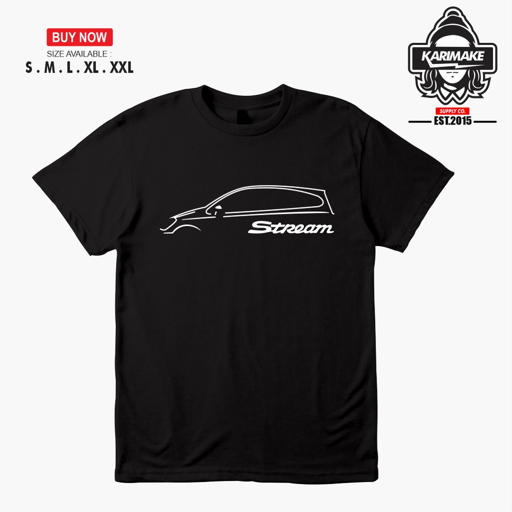 Kaos Baju Mobil Honda Stream Side Kaos Otomotif
