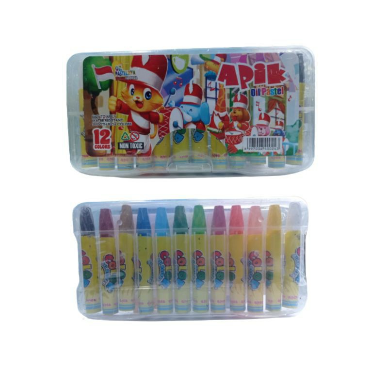 

Crayon mewarnai Apik Oil Pastel 12 Warna