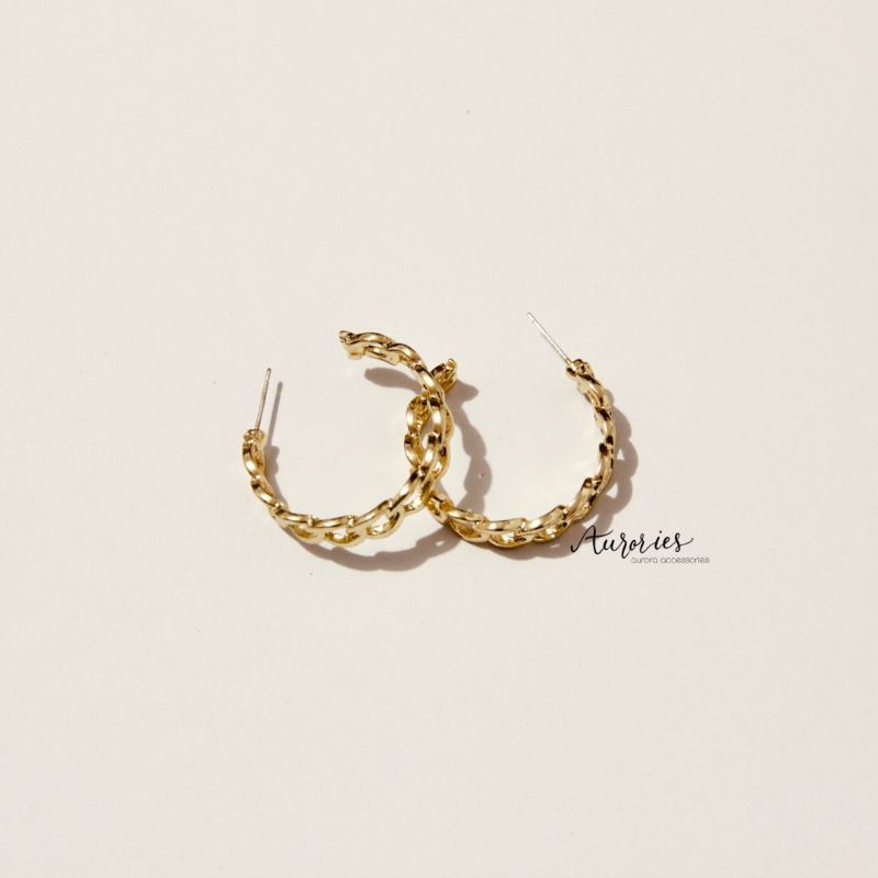 Bella earring/anting hoops/anting fashion korea/aksesoris korea/anting pesta/anting fashion