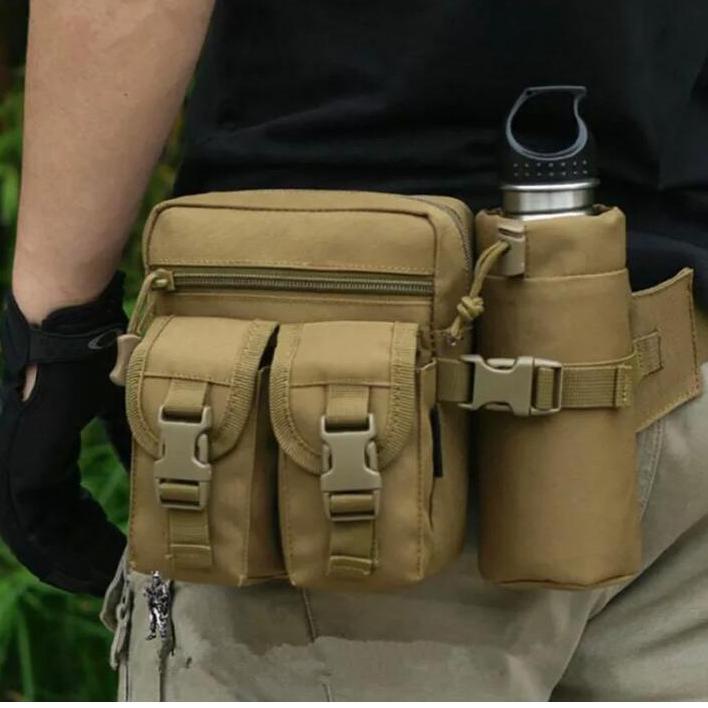 9.9 MALL TAS PINGGANG/ TAS TACTICAL/ TAS OUTDOOR/ TAS HP TAS PINGGANG DENGAN TEMPAT BOTOL MINUM