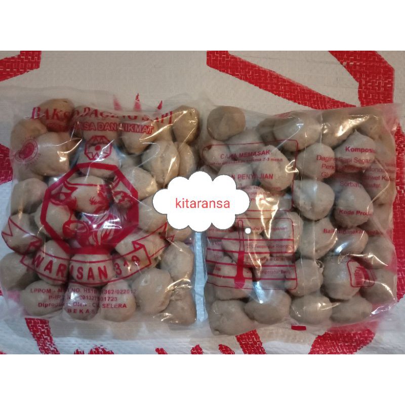 Bakso Sapi Mini Bakar 50pcs/Bakso Warisan/Bakso mini