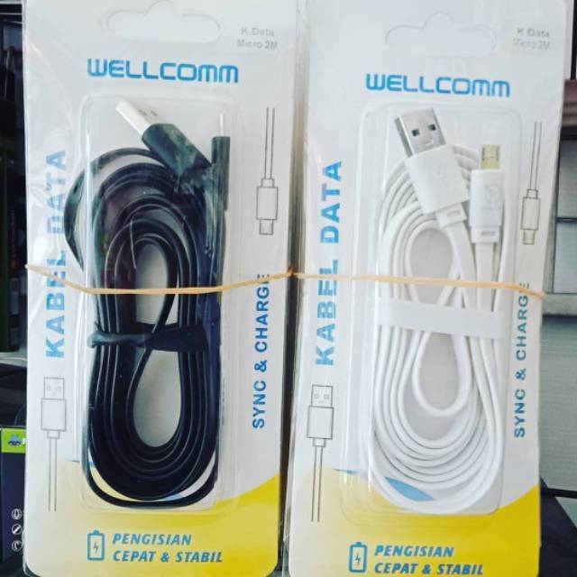 KABEL DATA,CABEL DATA,DATA CABEL,DATA KABEL,KABEL CASAN,KABEL USB,USB KABEL WELLCOMM MICRO PJG KABEL  1.5meter &amp; 2meter