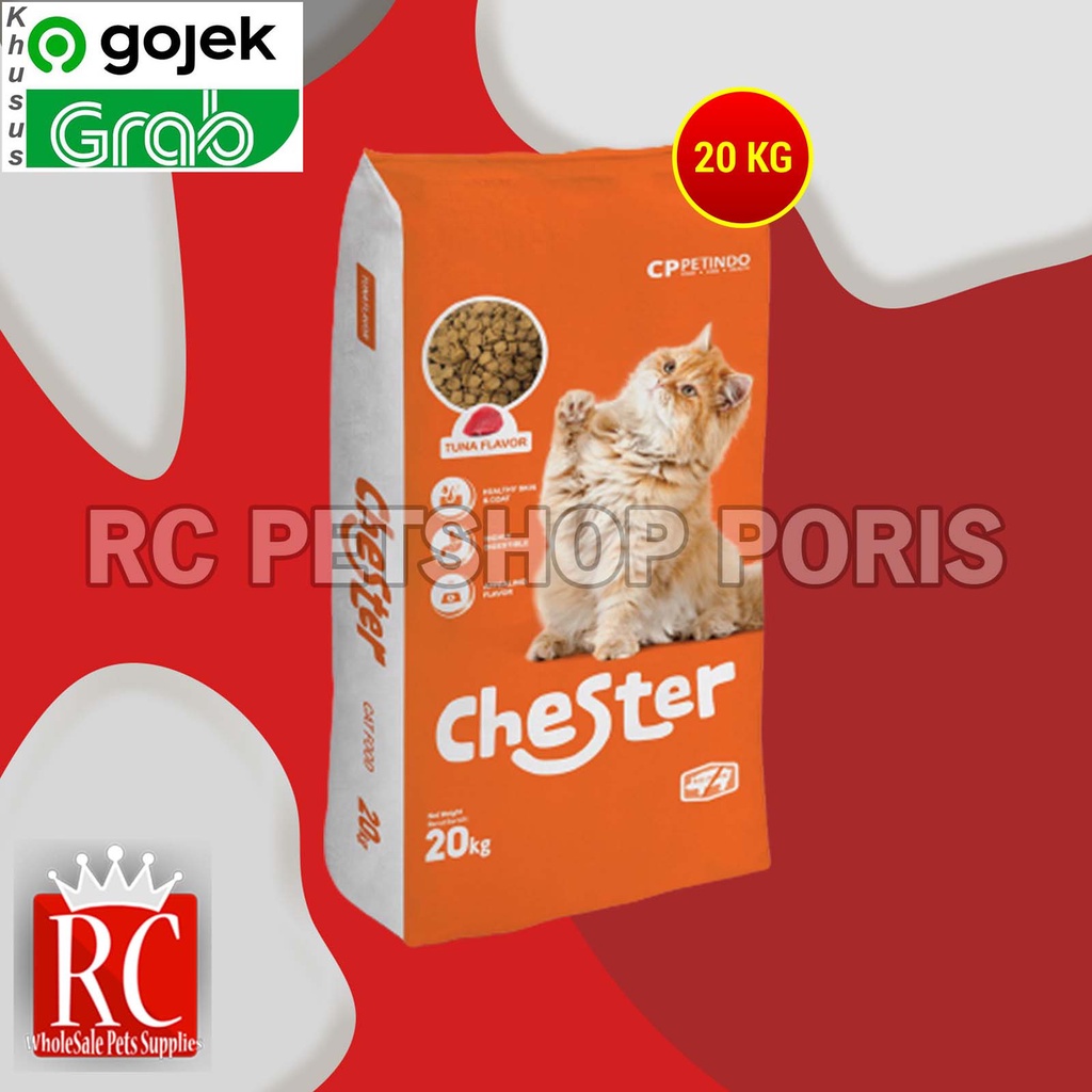 GOSEND Chester Cat Food Adult Makanan Kucing Dewasa Tuna 20 Kg