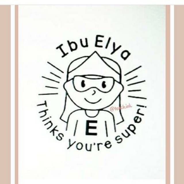 

TEACHER STAMP EDISI SUPERHERO.. STEMPEL NAMA GURU CUSTOM