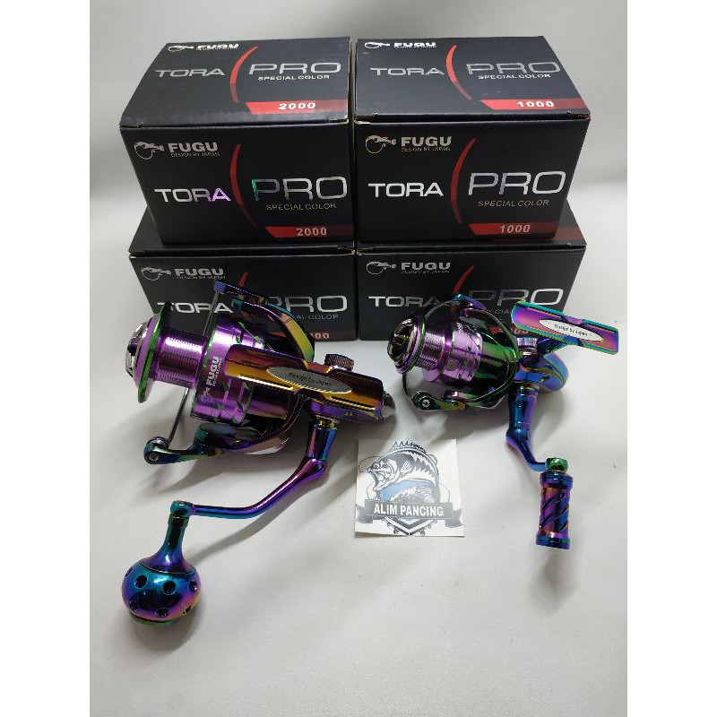 REEL FUGU TORA PRO SPECIAL COLOR POWER HANDLE 1000/2000/3000/4000/6000