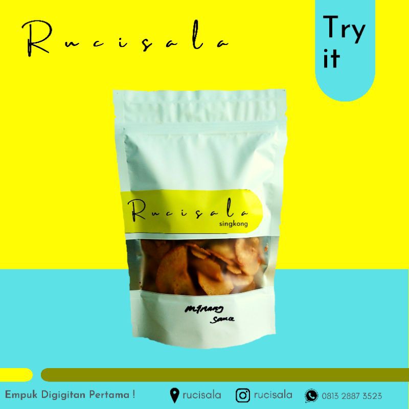 

[ Keripik Singkong ] Rucisala - Varian Minang Sauce !