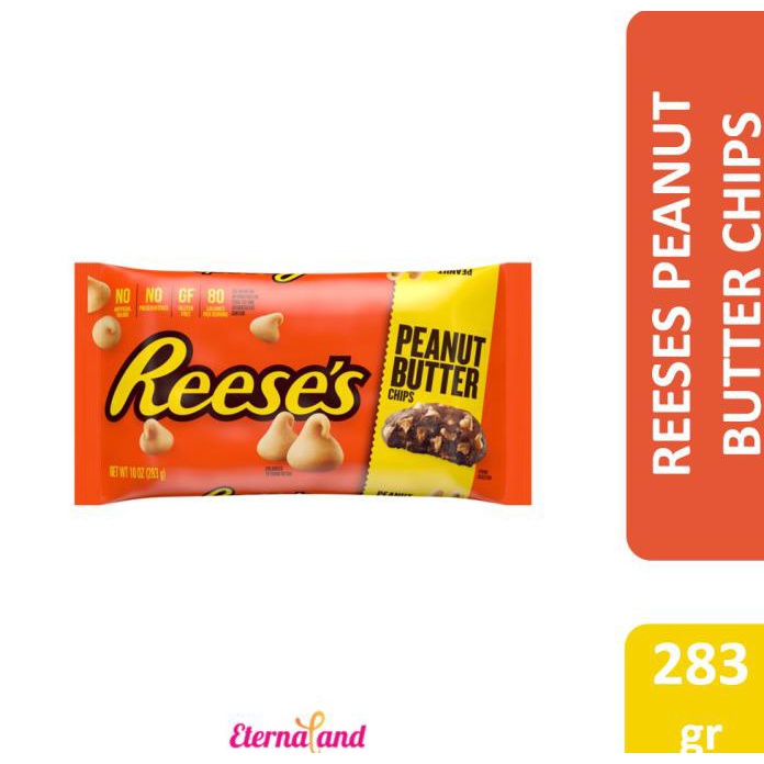 

REESE'S PEANUT BUTTER CHIPS 283 GR (10 OZ) -COKELAT PEANUT BUTTER CHIP - NON-PROMO