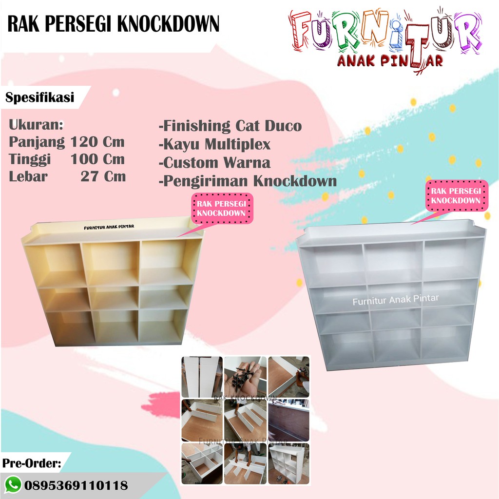 Rak Persegi Knockdown