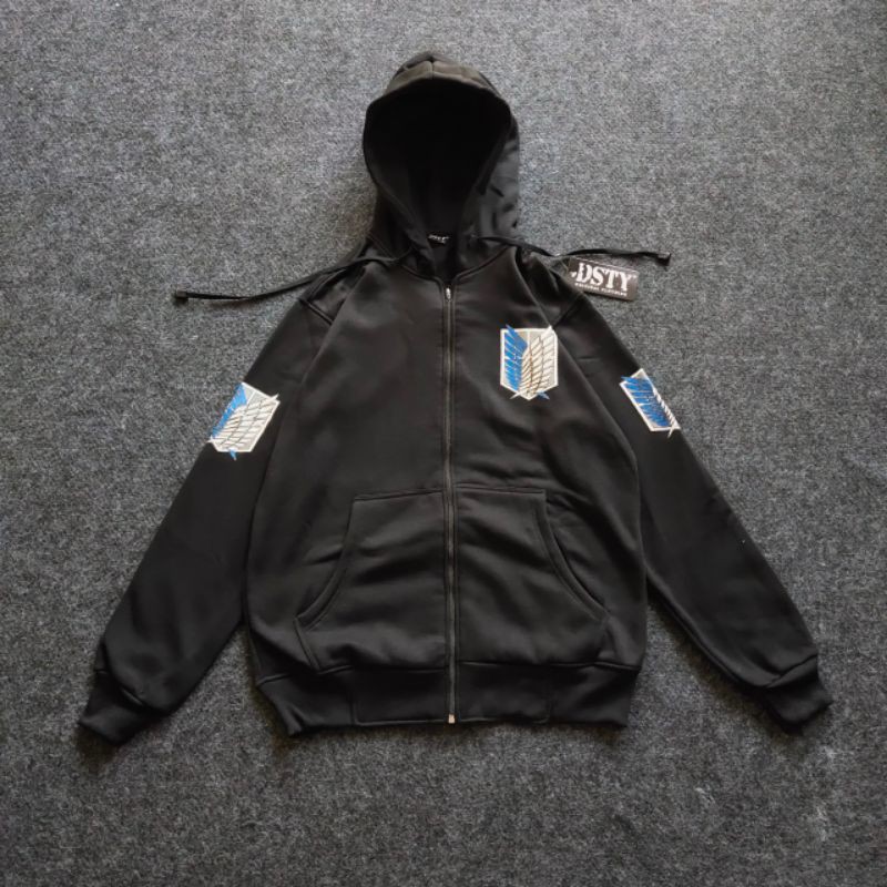 JAKET WIBU ANIME ATTACK ON TITAN BERSLETING