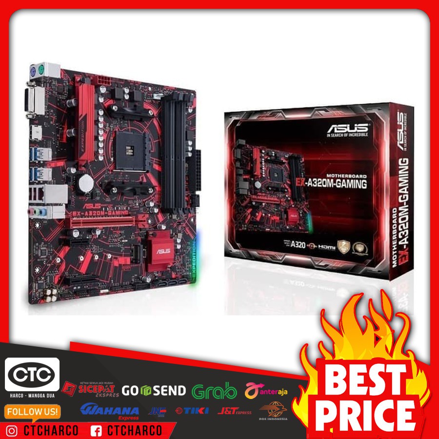 Jual Motherboard Asus EXA320MGaming (AM4, AMD Promontory A320, DDR4, USB 3.1, SATA3) Shopee