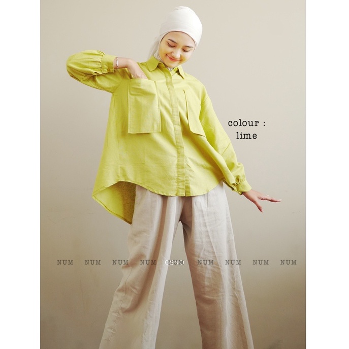 Yasmine set ( shirt + kulot ) setelan one set