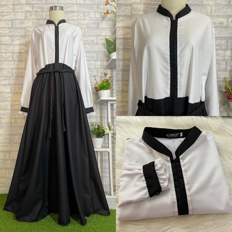 Gamis PH ( Putih Hitam ) Seragam