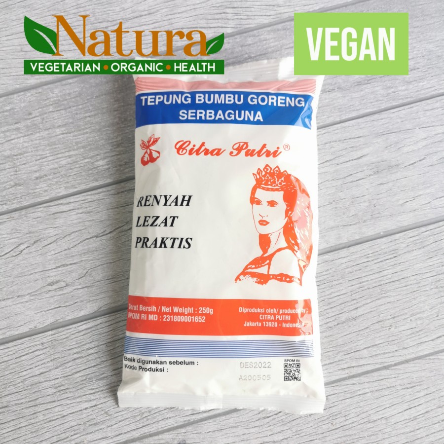 

Tepung Citra Putri 250gr Bumbu Goreng Tanpa Bawang Vegetarian Vegan