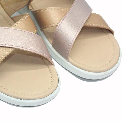 ● Klensia Sendal Women Sandal 671-022 - Salem/ Mocca & Tan/ Coklat ☆