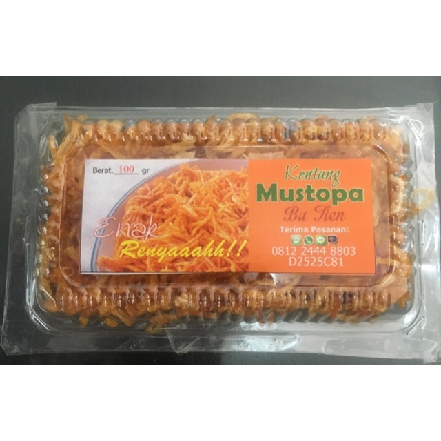 

Kentang mustopa renyah pedas manis 100 gram