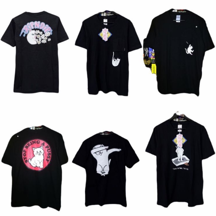 Kaos Rip N Dip Lord Nermal Hitam