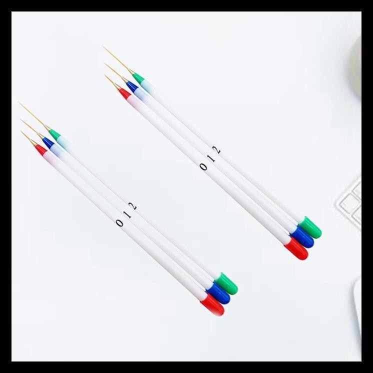 

Terlaris 3Pcs / Set Pen Untuk Menggambar / Melukis Kutek Gel Akrilik