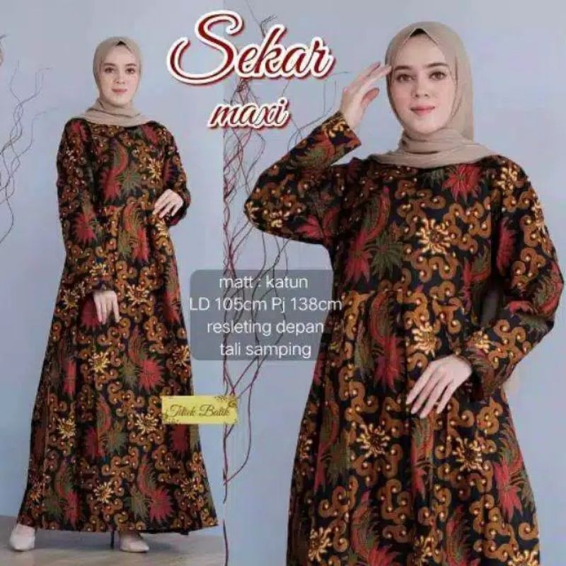 GAMIS BATIK JUMBO MANGGAR,PADI,SEKAR,CANTIK,KUBIS,KIPAS,DAUN,KUPU/COD