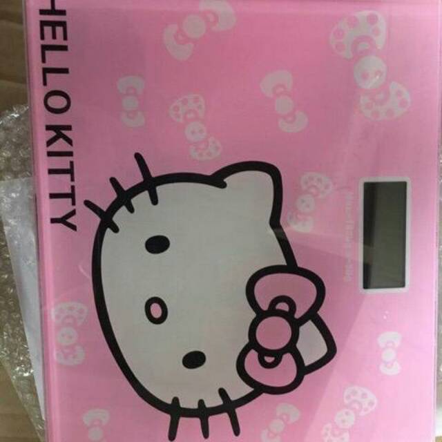 timbangan karakter  digital desain kartun 180kg / hello kitty dam doraemon