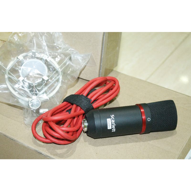 Microphone Focusrite CM25 MKII Original Mulus Normal Jaya Free Kabel Original nya dan Shock Mount un